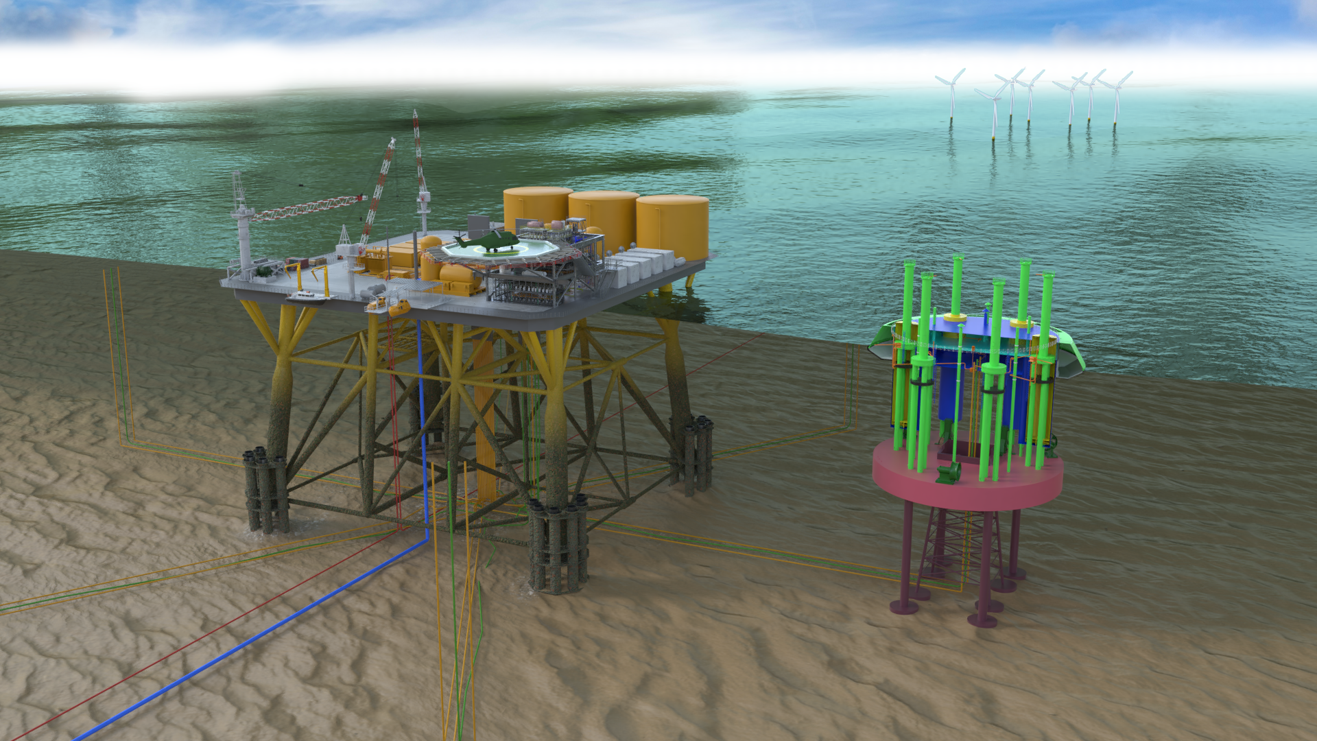 TWEFDA Hub connecting offshore renewable energy infrastructure