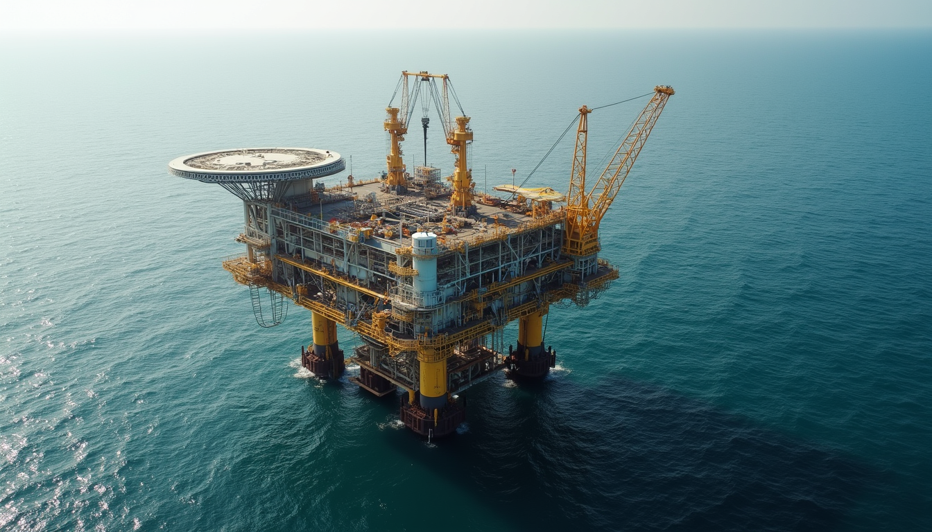 Offshore platform converted for renewable energy use