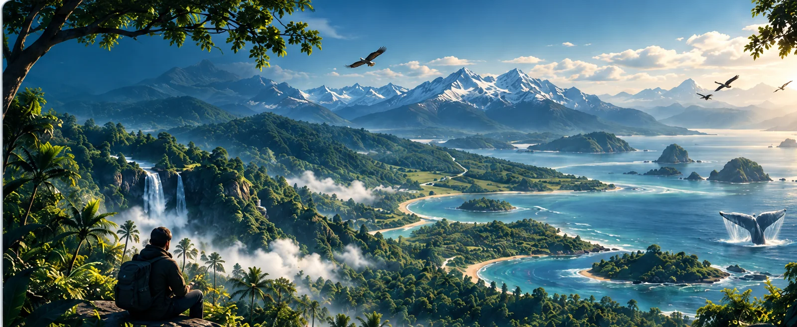 Un paisaje vivo de ecosistemas, agua, montañas, bosques y biodiversidad